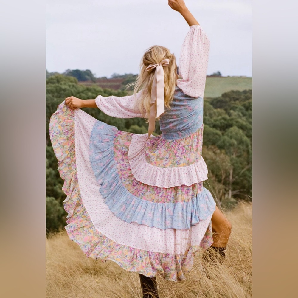 NWT - SPELL - rare DOLLY RA RA GOWN - SOLD OUT - Picture 5 of 11